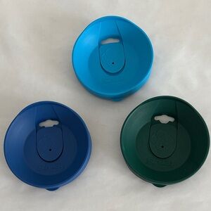 Tervis travel lids for 16oz mugs like navy, hunter green, and turquoise like new